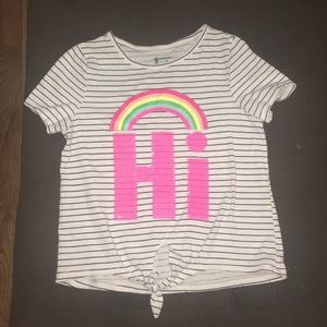 $ Girls rainbow shirt